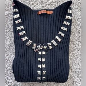 Belldini Black ribbed top